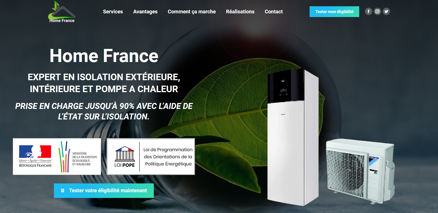 Home France - OFA Web - Creation site internet
