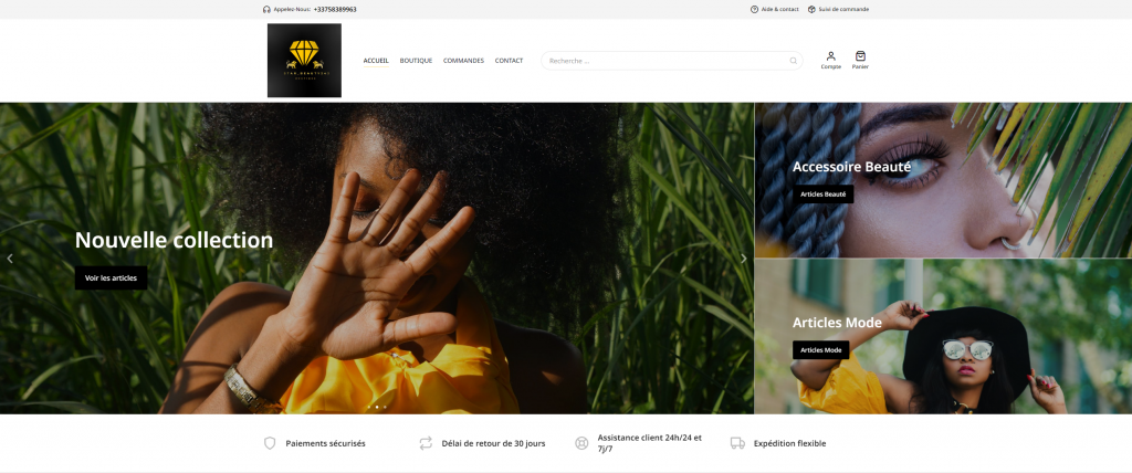 Star Beauty — site réalisé par OFA Web