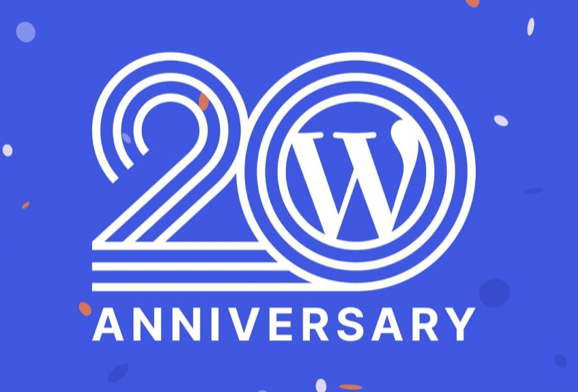 20ᵉ Anniversaire WordPress