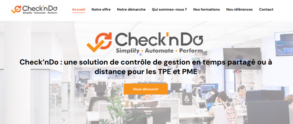 ChecknDo — site réalisé par OFA Web