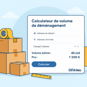 Calculateur de Volume de Déménagement | Module de Devis pour Déménageur