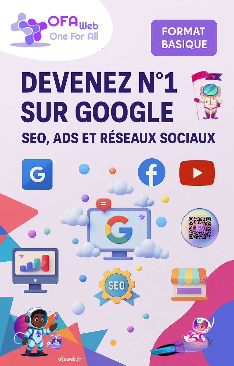 Devenir N°1 sur Google – Référencement SEO, SEA & Réseaux Sociaux | E-Book de Formation
